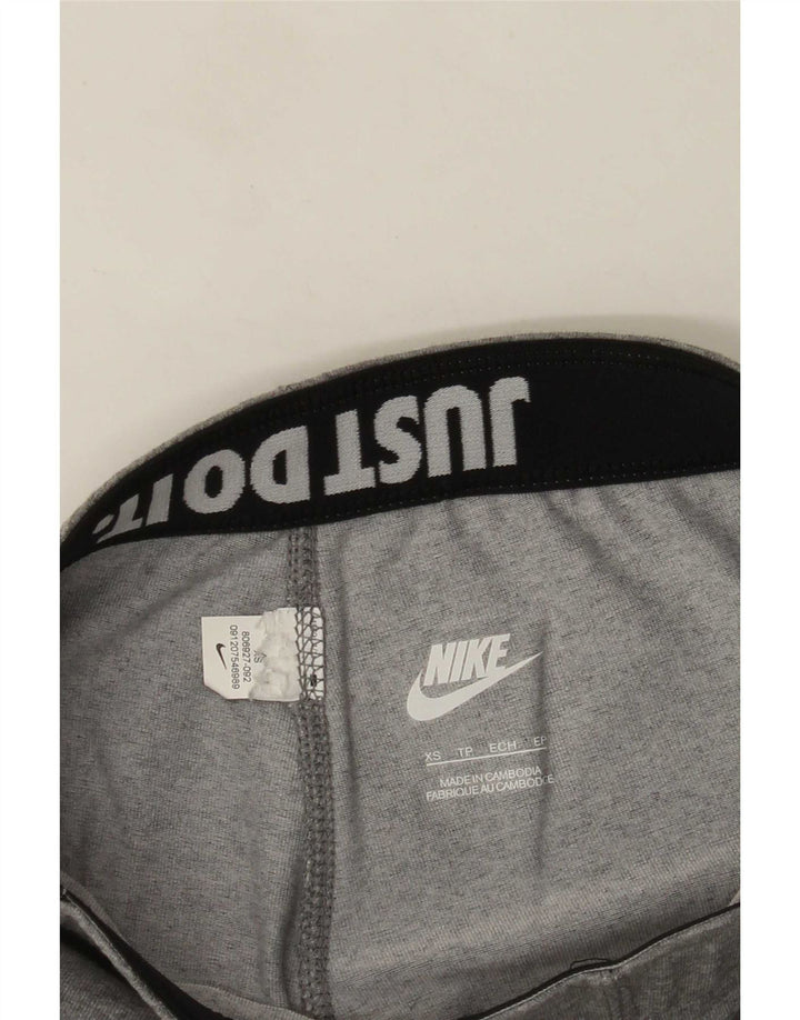 Nike Grafiske Leggings til kvinder UK 4 XS Grå