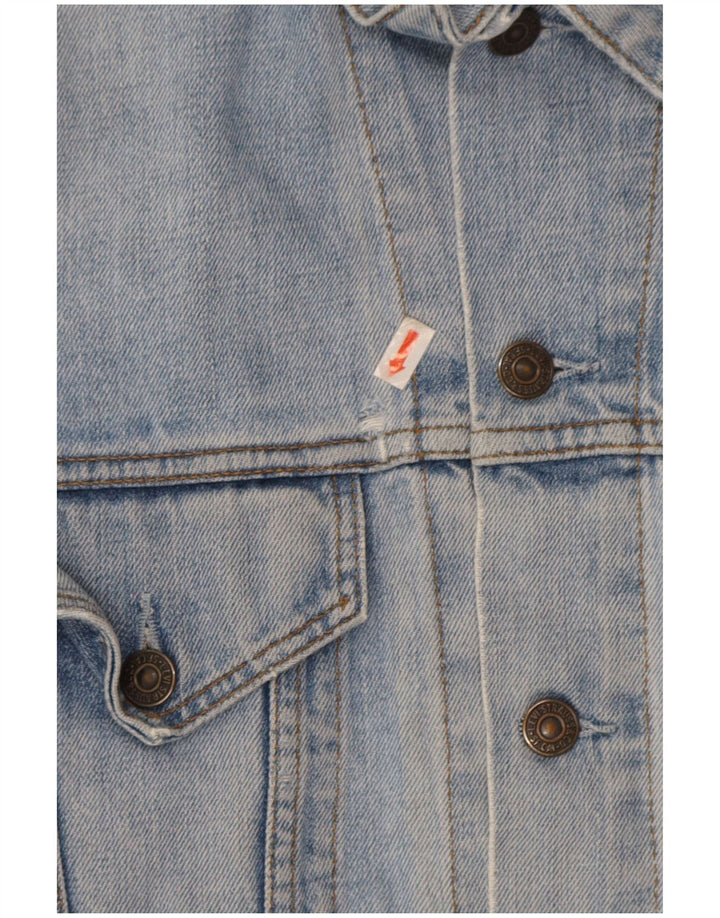 Levi's Herre denimjakke UK 40 Large Blue Cotton