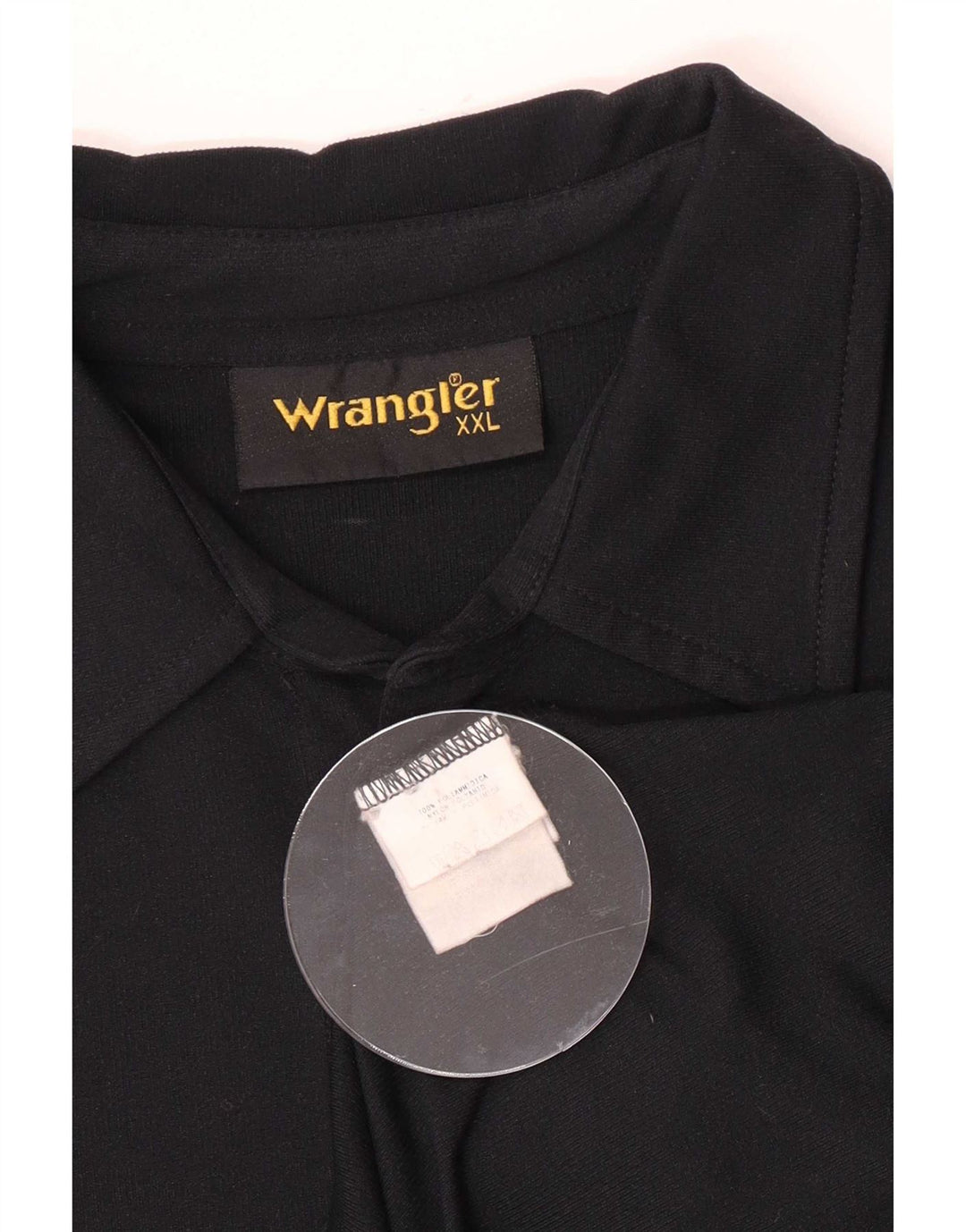 Wrangler kortærmet herreskjorte 2XL sort polyamid