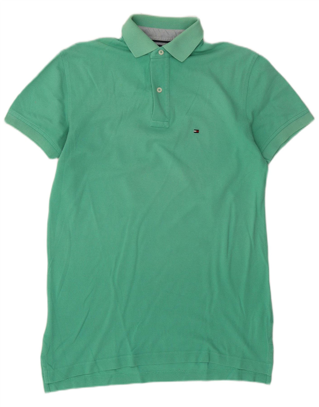 Tommy Hilfiger Herre Polo Shirt Lille Grøn Bomuld
