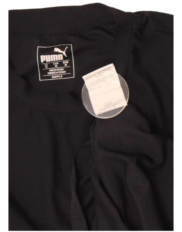 Puma Herre T-Shirt Top Medium Sort Polyester
