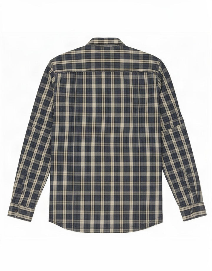 Jack & Jones herreskjorte medium marineblå ternet bomuld