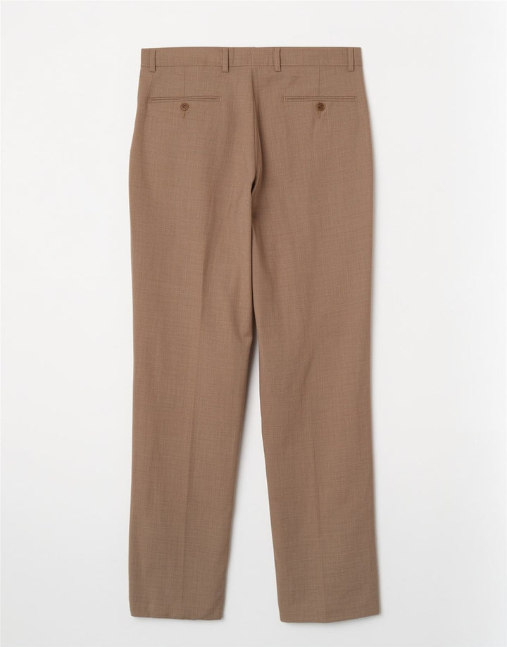 Vintage herre lige jakkesæt bukser W32 L30 Beige