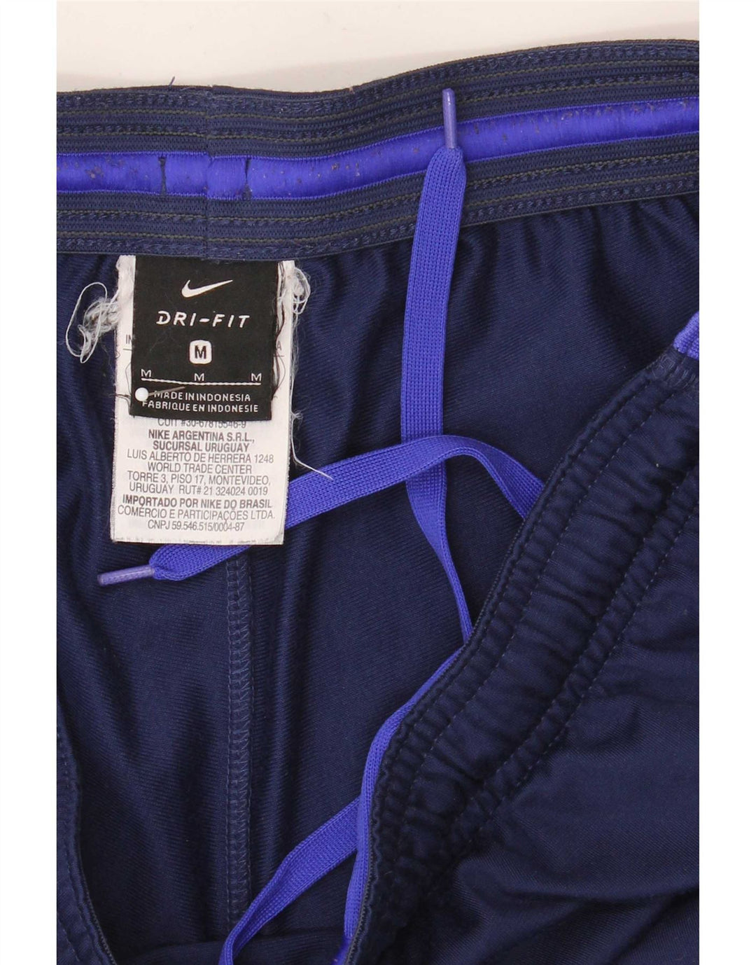 Nike Herre Dri Fit træningsdragt Bukser Medium Navy Blue Colourblock Polyester