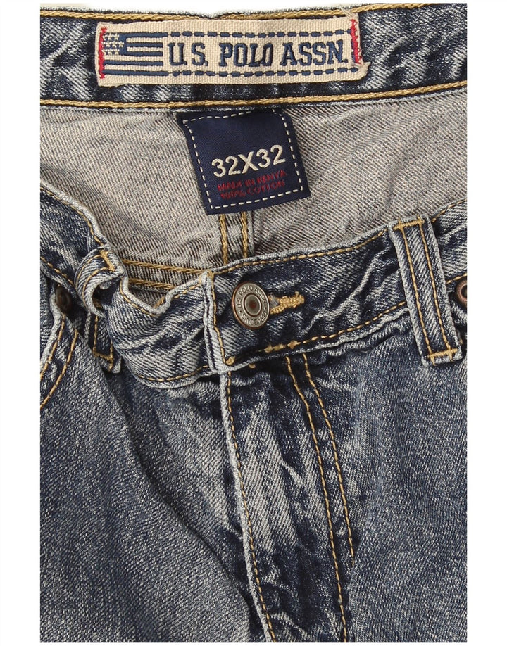 U.S. Polo Assn. Straight jeans til mænd W32 L32 Blå