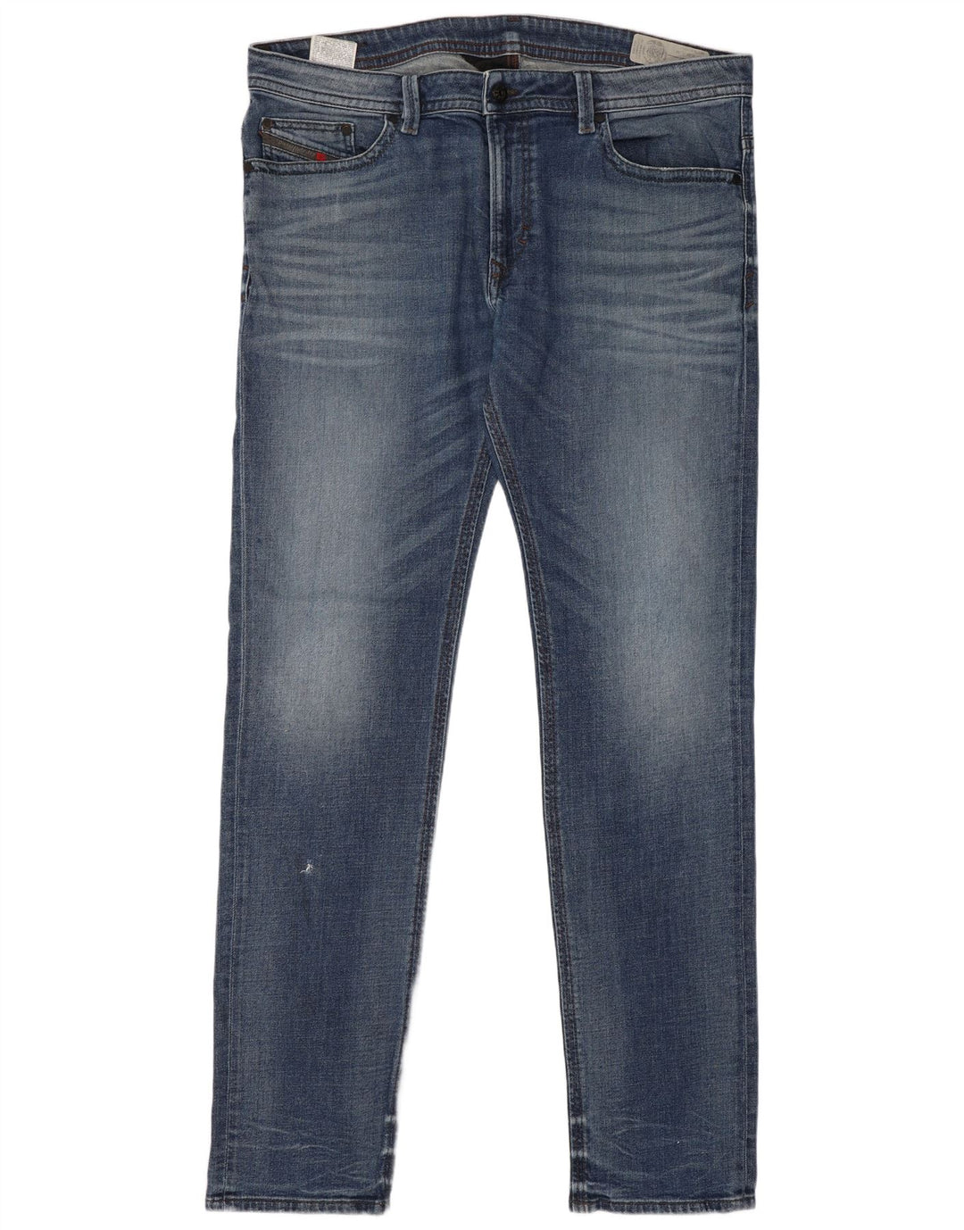 Diesel Herre Thavar Slim Jeans W38 L34 Blå Bomuld