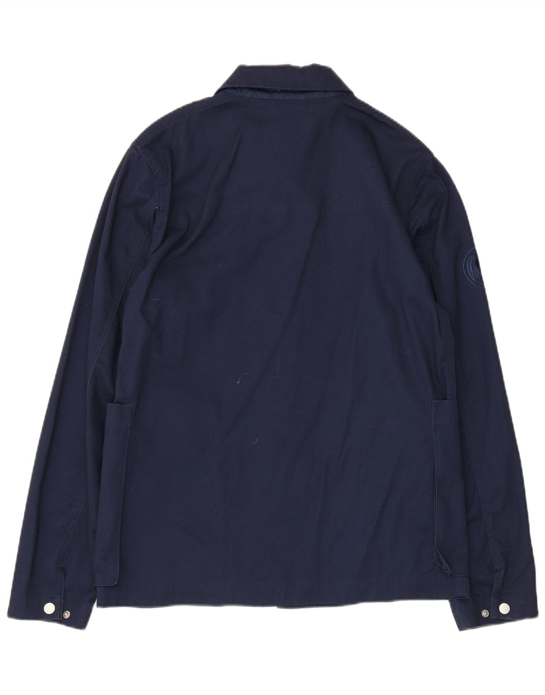 Pretty Green Bomber Jacket UK 36 Small Navy Blue Cotton
