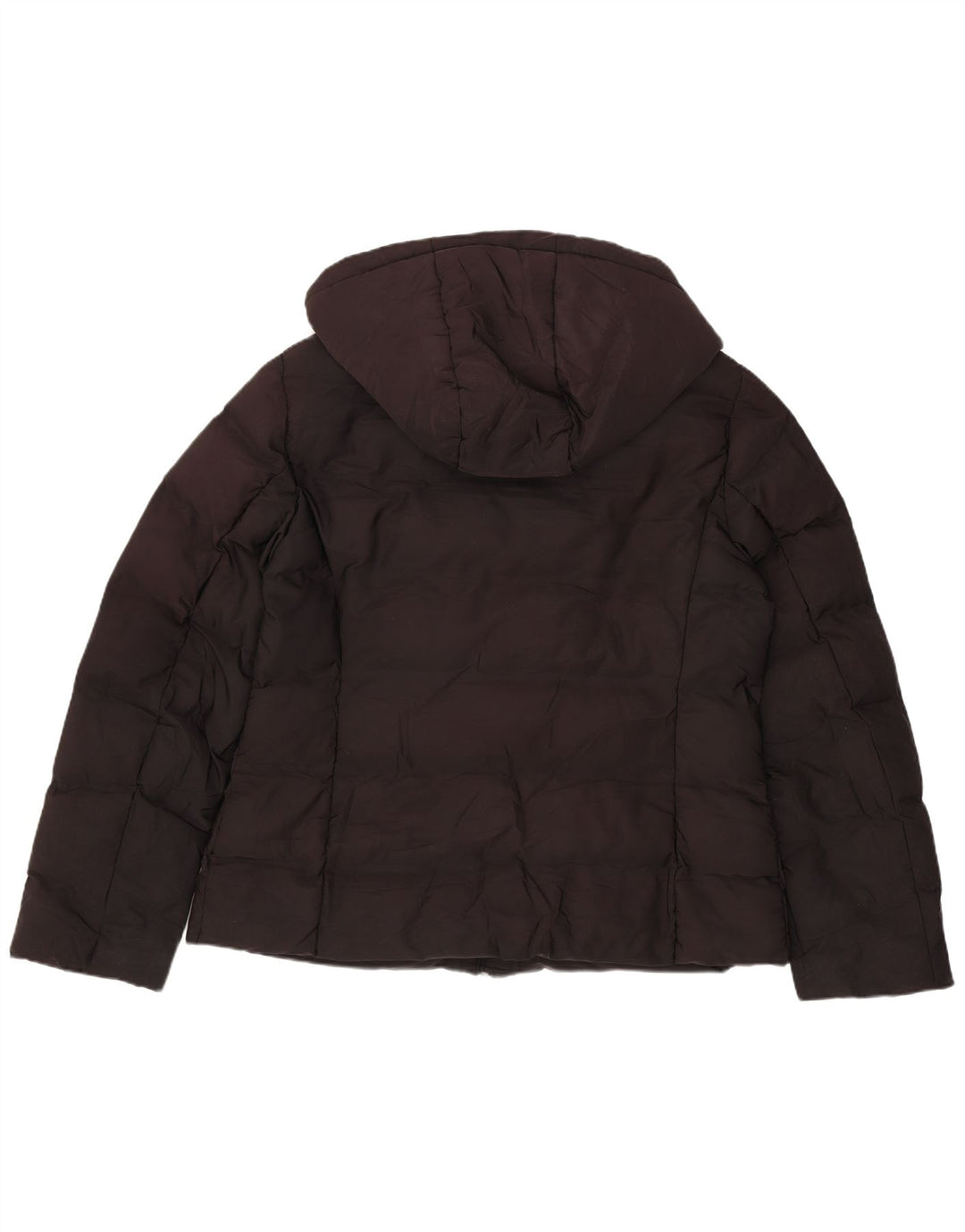 Zara Dame Hætte Polstret Jakke UK 16 Stor Sort Polyester