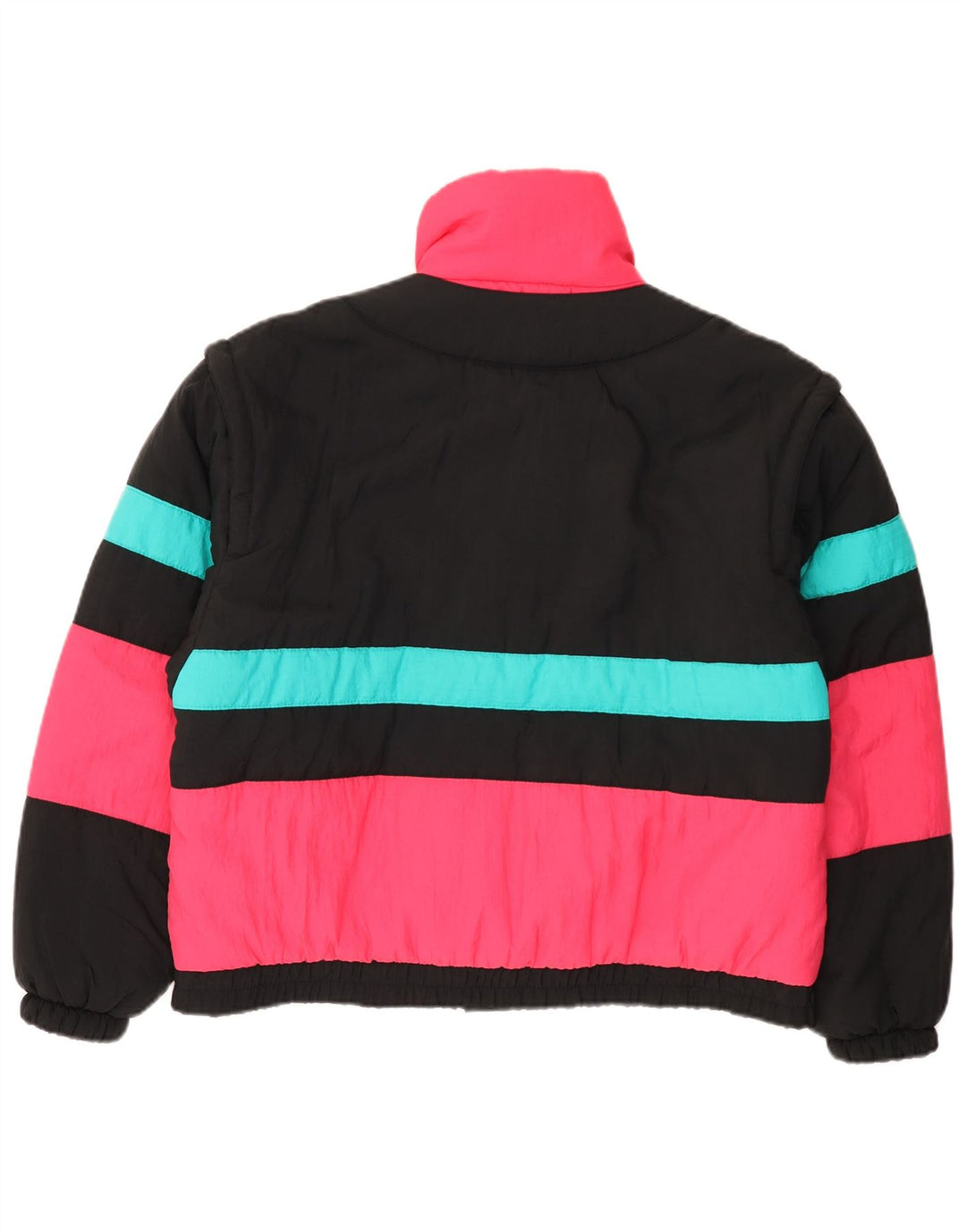 Brugi Polstret jakke til mænd UK 36 Lille flerfarvet Colourblock Nylon
