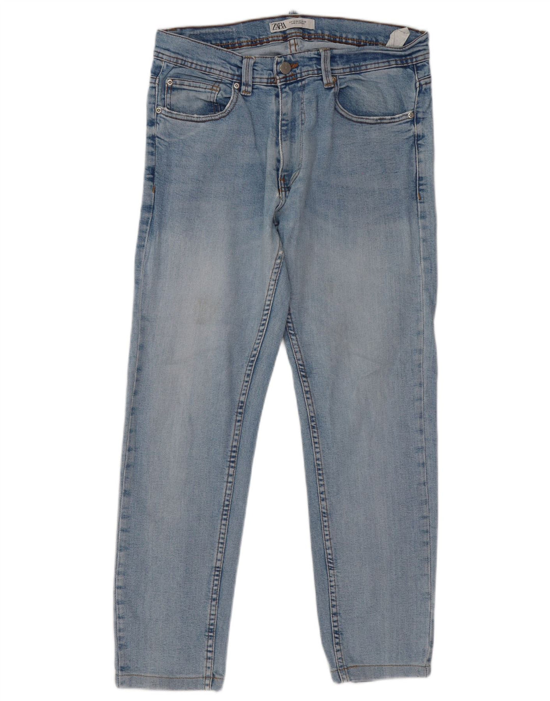 Zara Herre Slim Jeans EU 42 Large W32 L28 Blå