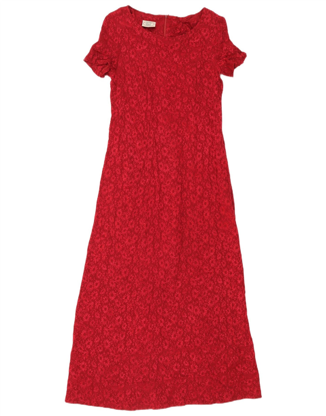 Laura Ashley Dame Maxi Kjole UK 12 Medium Red Floral