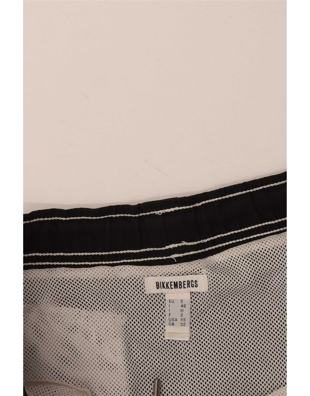 Bikkembergs Herre grafiske badeshorts Medium Sort Polyester