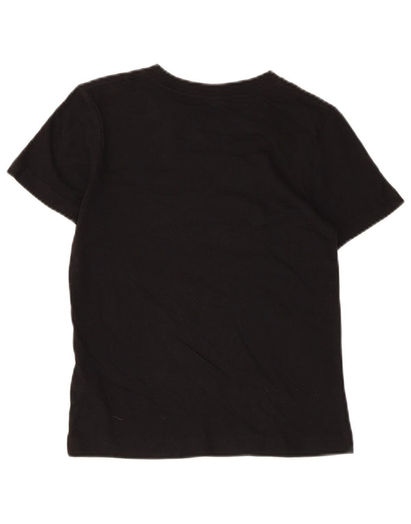 Nike drenge atletisk snit grafisk t-shirt top 5-6 år medium sort bomuld