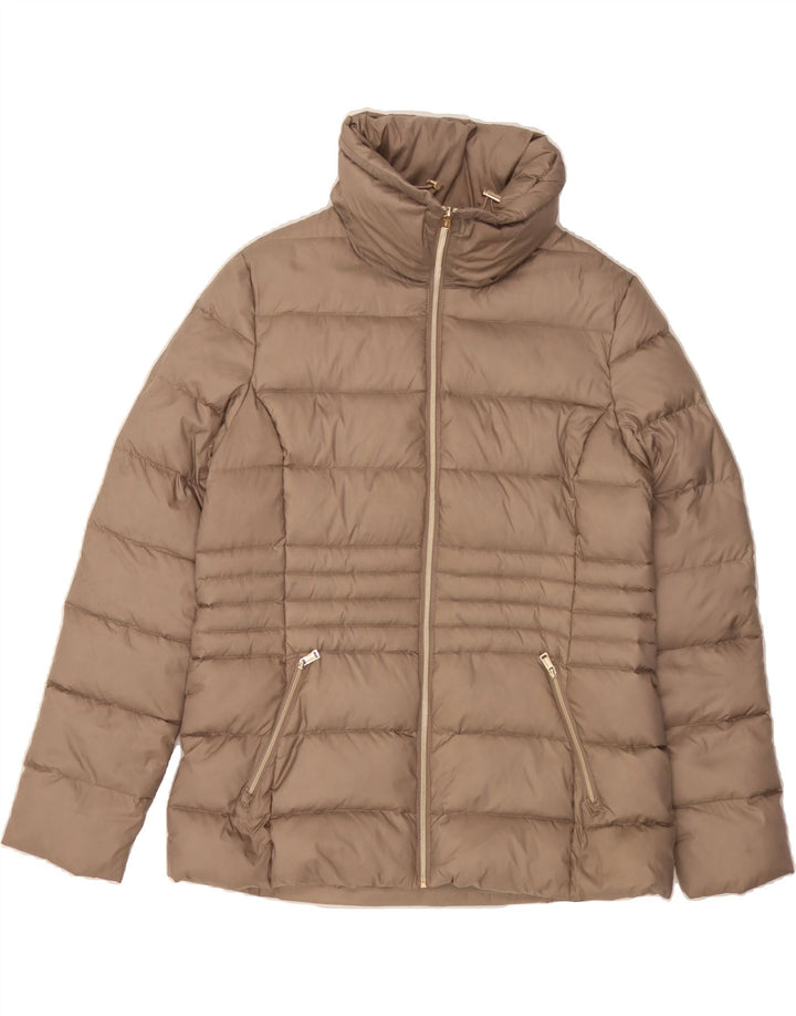 GUESS Womens Padded Jacket UK 10 Small Beige Polyamide Vintage Guess and Second-Hand Guess from Messina Hembry 
