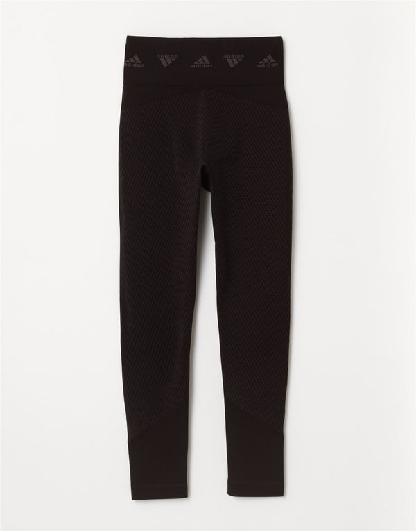 Adidas piger grafiske leggings 9-10 år sort stribet sport