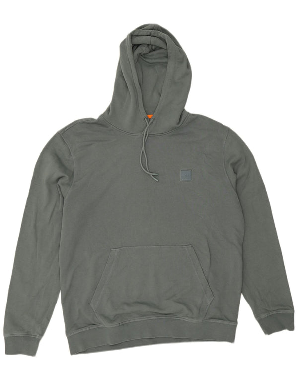 Hugo Boss Herre hættetrøje Jumper XL Grøn Bomuld