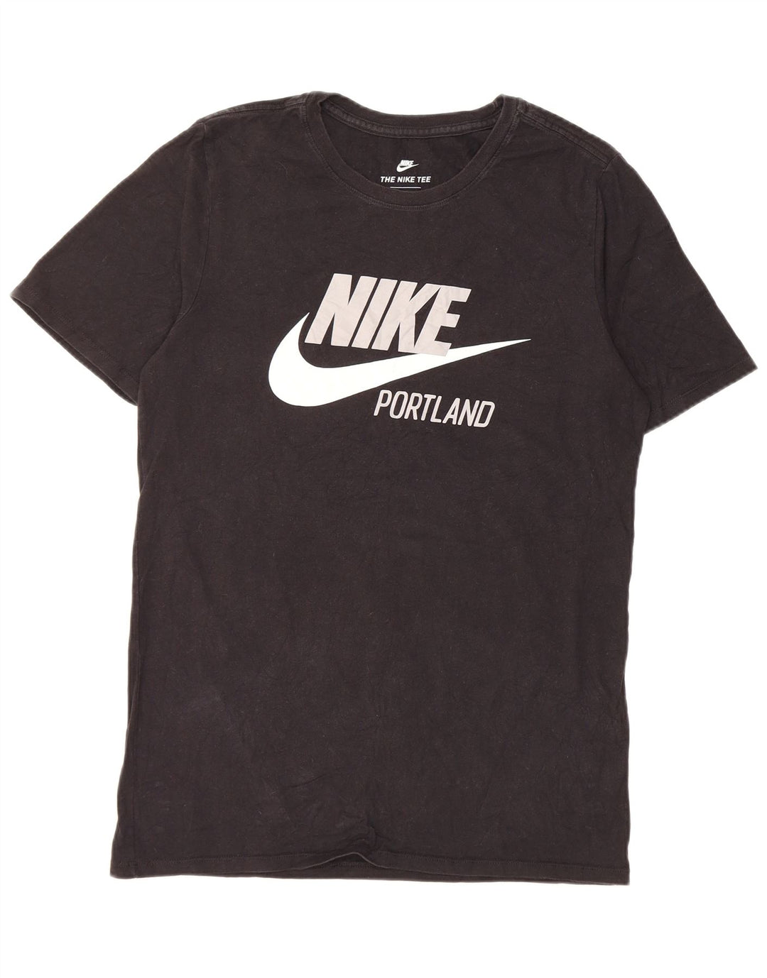 Nike grafisk t-shirt top til mænd, lille sort bomuld