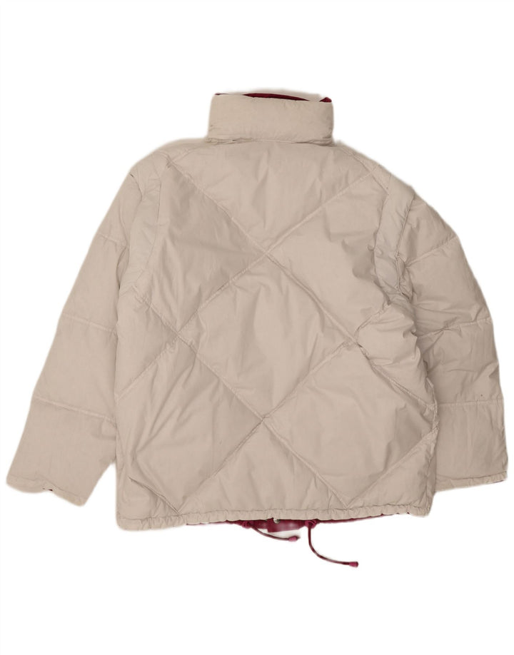 Diadora Herre Vendbar Loose Fit Polstret Jakke UK 38 Medium Pink Polyester