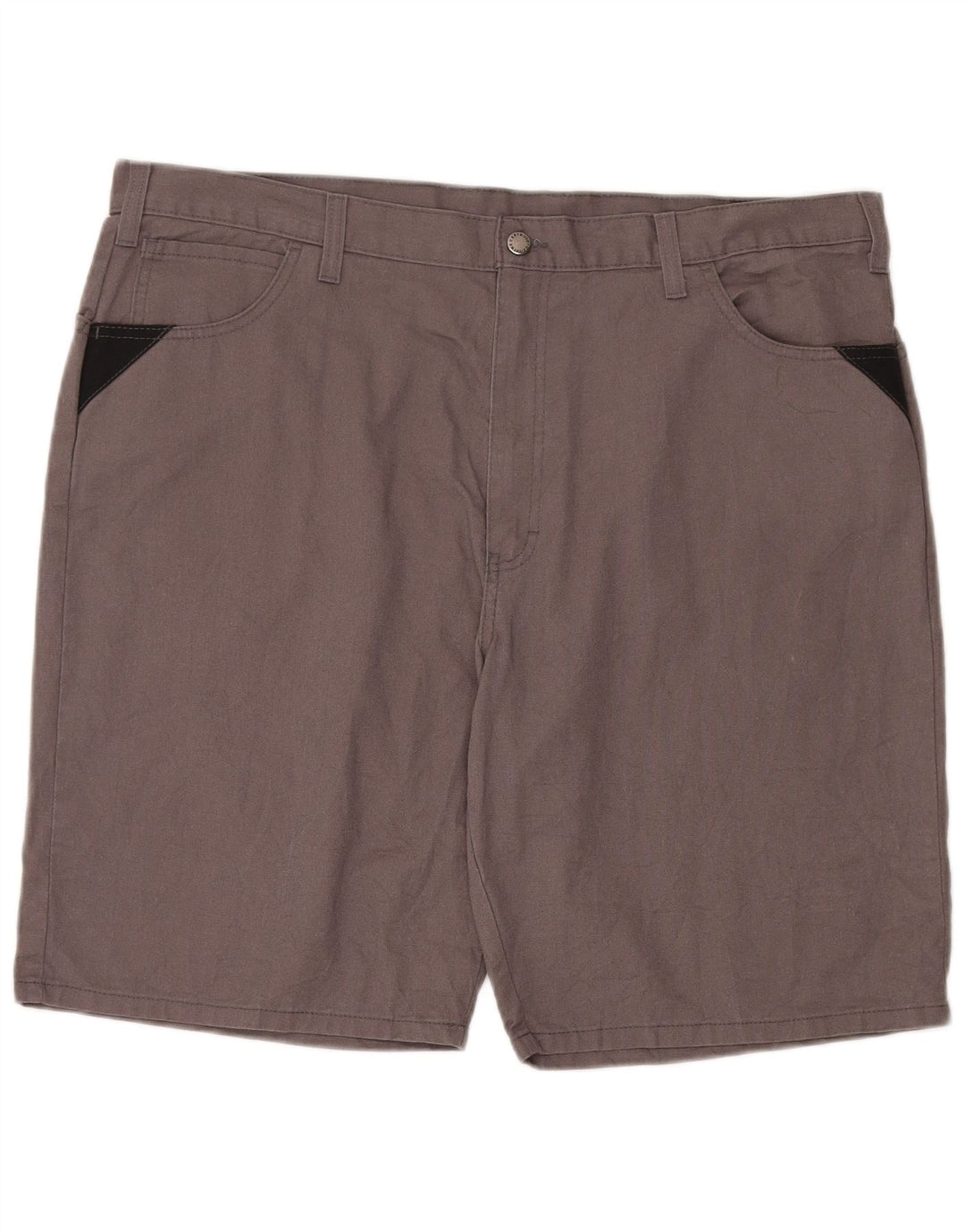DICKIES Casual Shorts til mænd W42 2XL Grå Colourblock Polyester