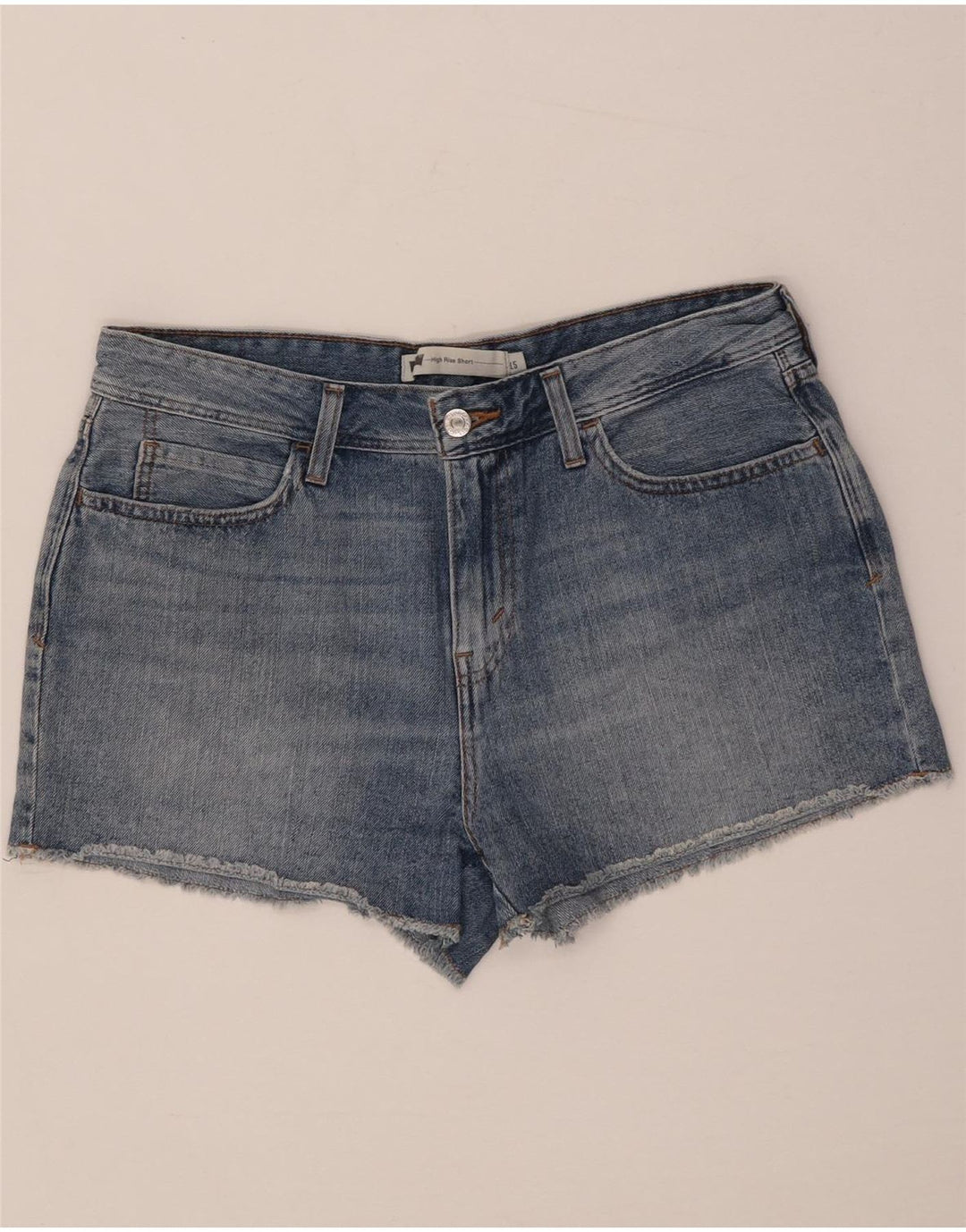 Levi's denimshorts til kvinder W32 store blå bomuld