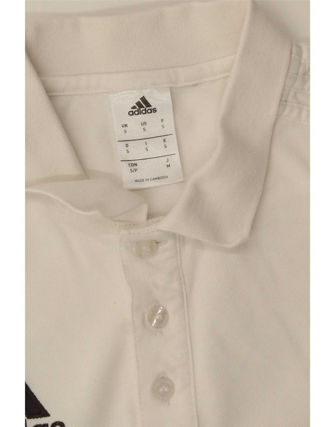 Adidas herre polo shirt lille hvid