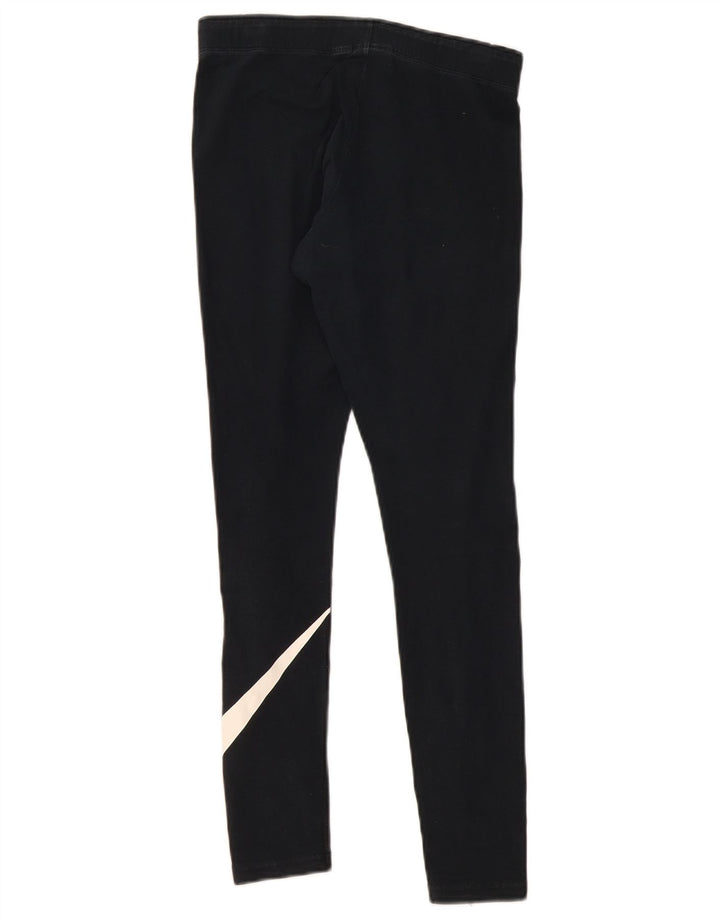 Nike Grafiske Leggings til kvinder UK 10 Lille Sort