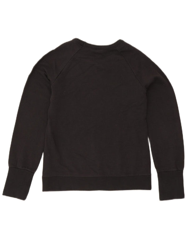 Adidas Dame Sweatshirt Jumper UK 12 Medium Navyblå Bomuld