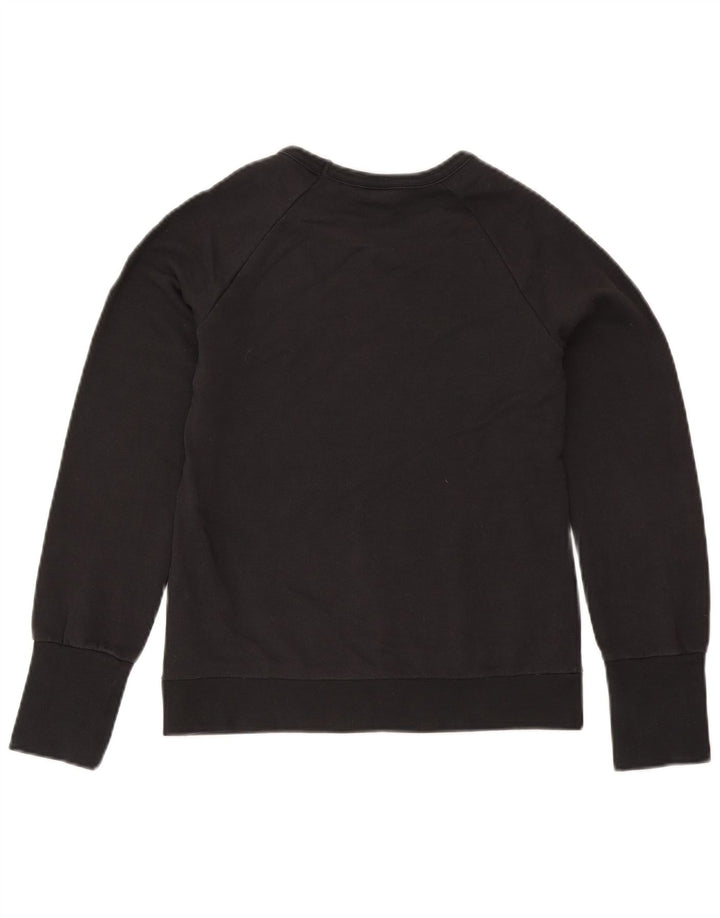 Adidas Dame Sweatshirt Jumper UK 12 Medium Navyblå Bomuld