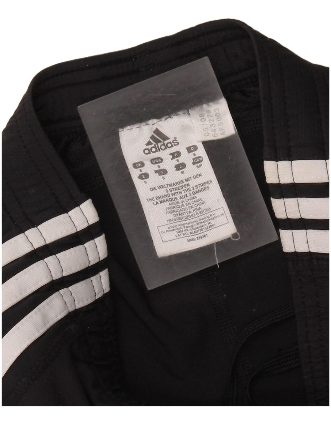 ADIDAS Womens Climalite træningsdragt Bukser UK 10 Small Black Polyamide