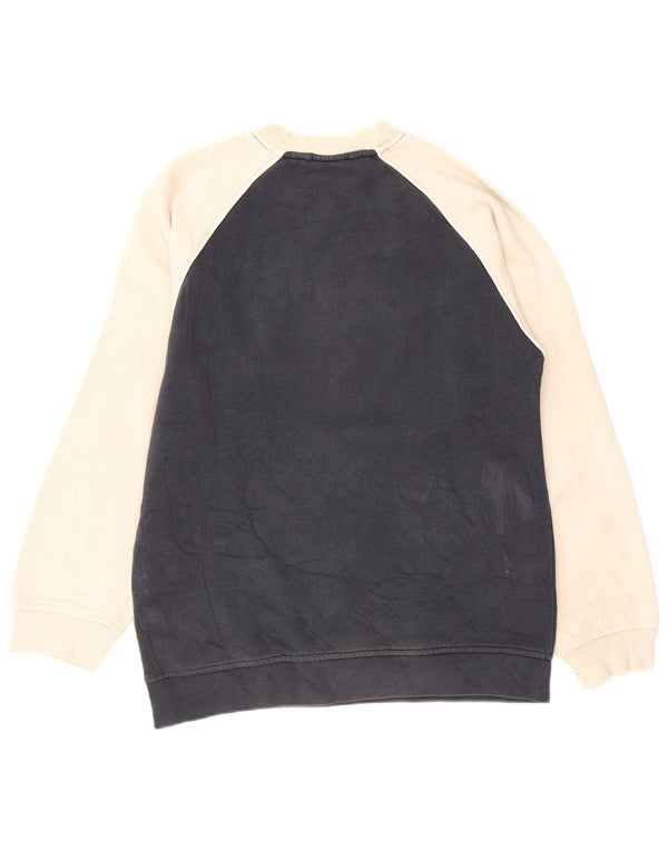 Adidas Graphic Sweatshirt Jumper 11-12 år Navy Blue Colourblock