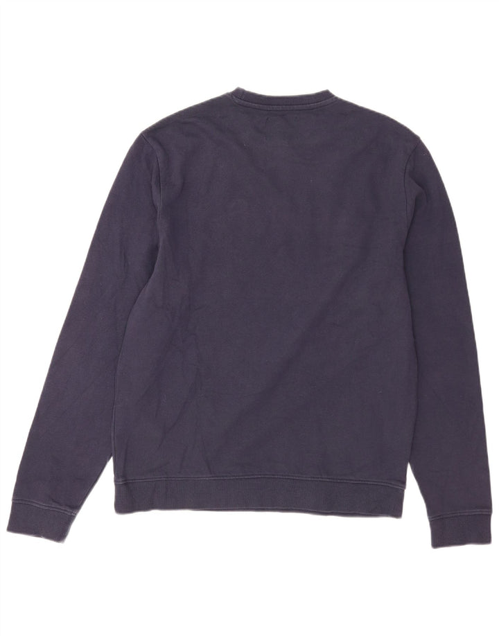 Guess Herre grafisk sweatshirt Jumper Medium Navyblå Bomuld