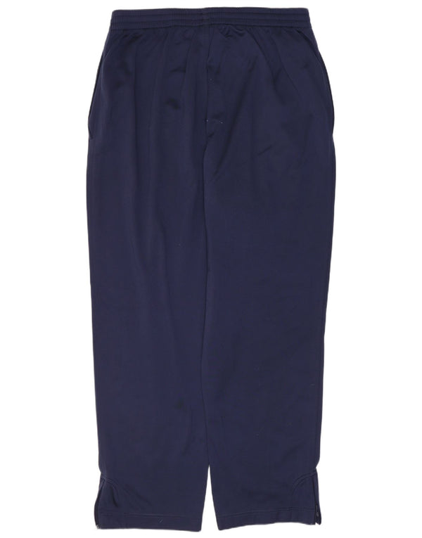 ADIDAS Træningsdragtsbukser til mænd UK 42/44 Large Navy Blue Polyester