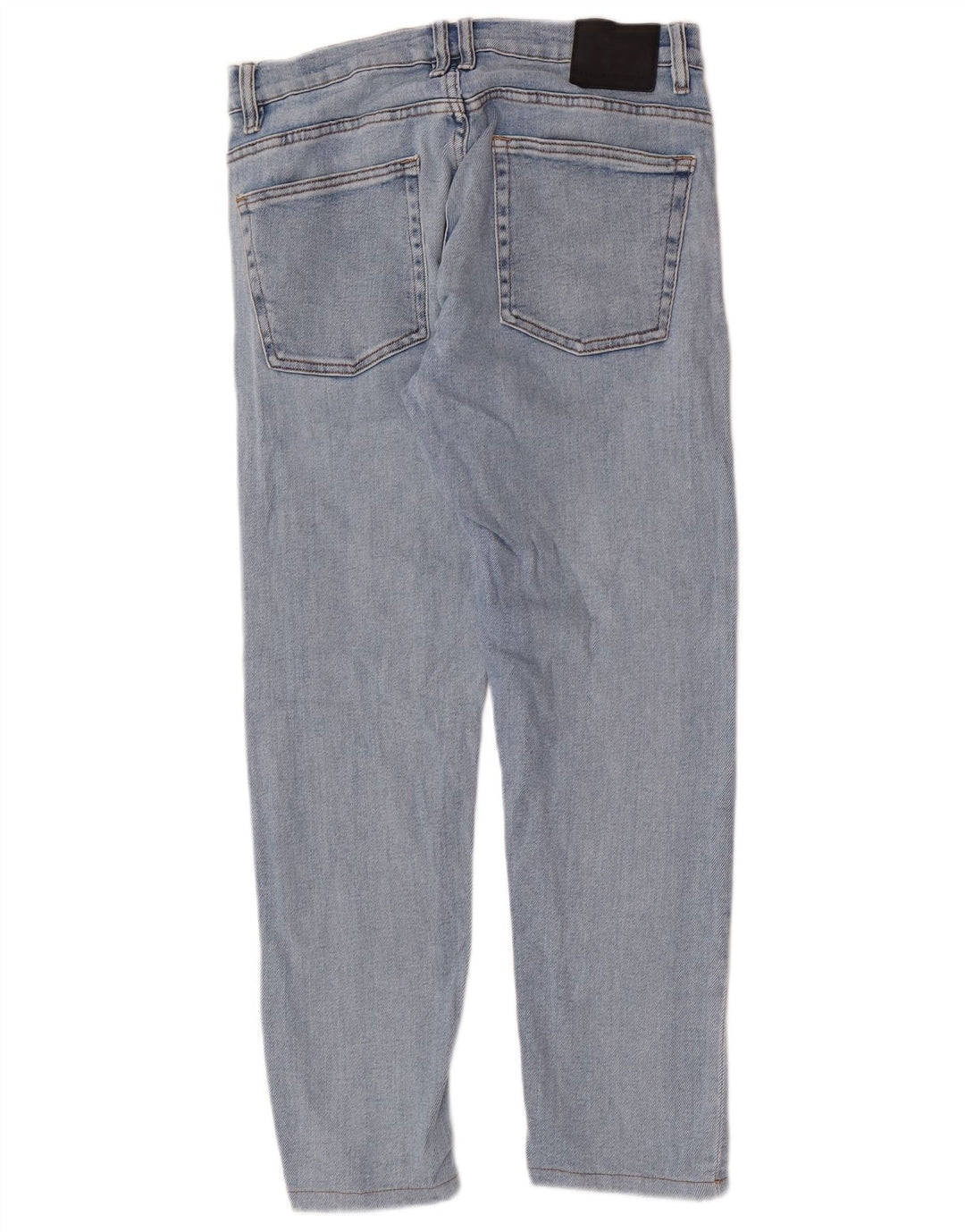 Zara Mens Slim Jeans EU 42 Large W32 L27 Blue Cotton