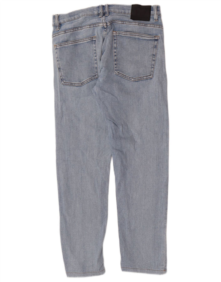 Zara Mens Slim Jeans EU 42 Large W32 L27 Blue Cotton