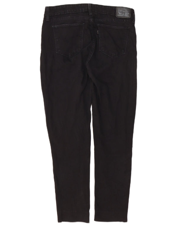 Levi's Dame 711 Skinny Jeans W30 L27 Sort Bomuld