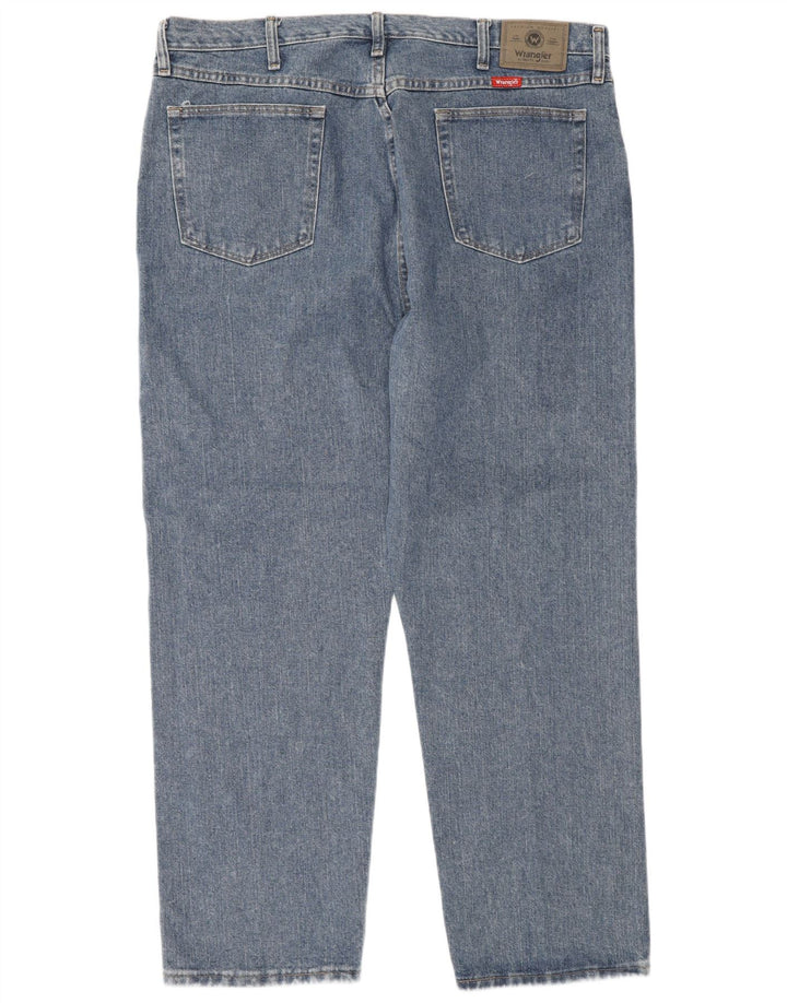 Wrangler Straight Jeans til mænd W40 L30 blå bomuld