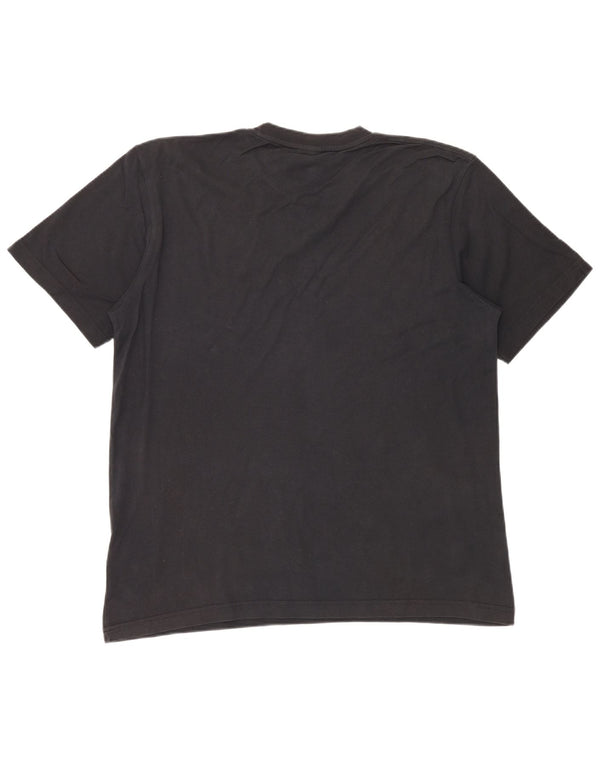 NIKE grafisk T-shirt top til mænd UK 45/47 XL sort bomuld