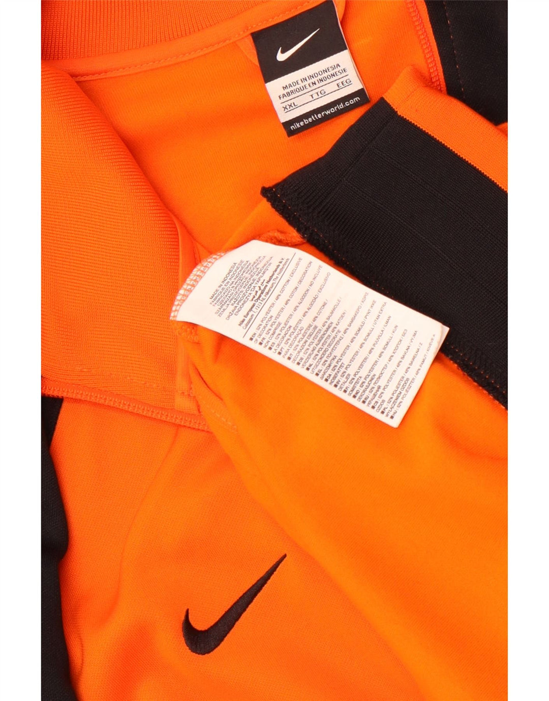 Nike Herre KNVB Grafisk træningsdragt Topjakke 2XL Orange Colourblock