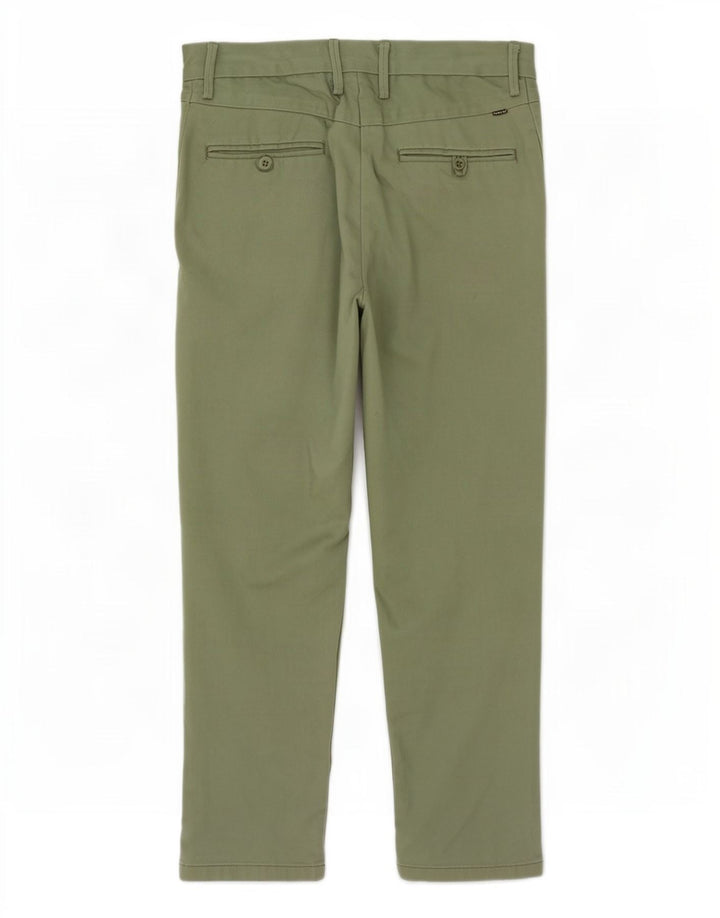 Levi's Straight Chino-bukser til mænd W30 L32 Grøn polyester