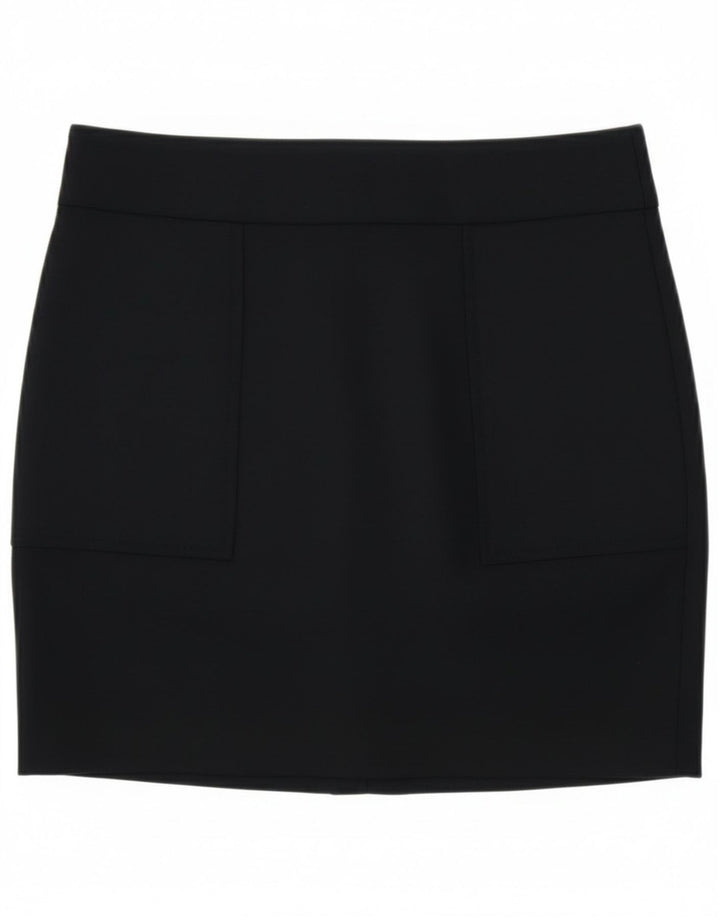 Zara Dame Mini-nederdel XS W24 Marineblå Bomuld