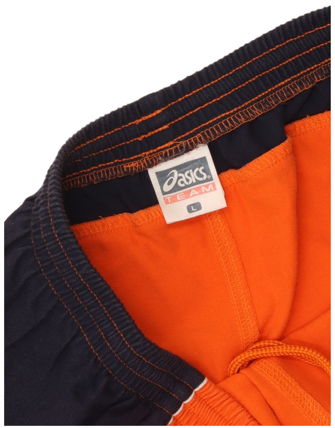 Asics Sportsshorts til mænd Large Orange Colourblock Polyester