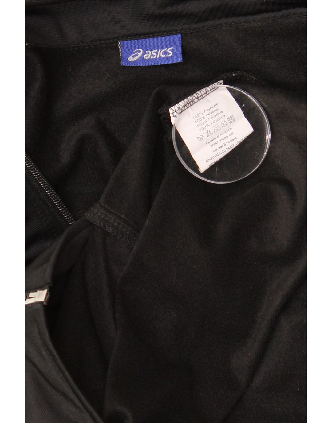Asics Træningsdragt til mænd Topjakke Medium Sort Colourblock Polyester