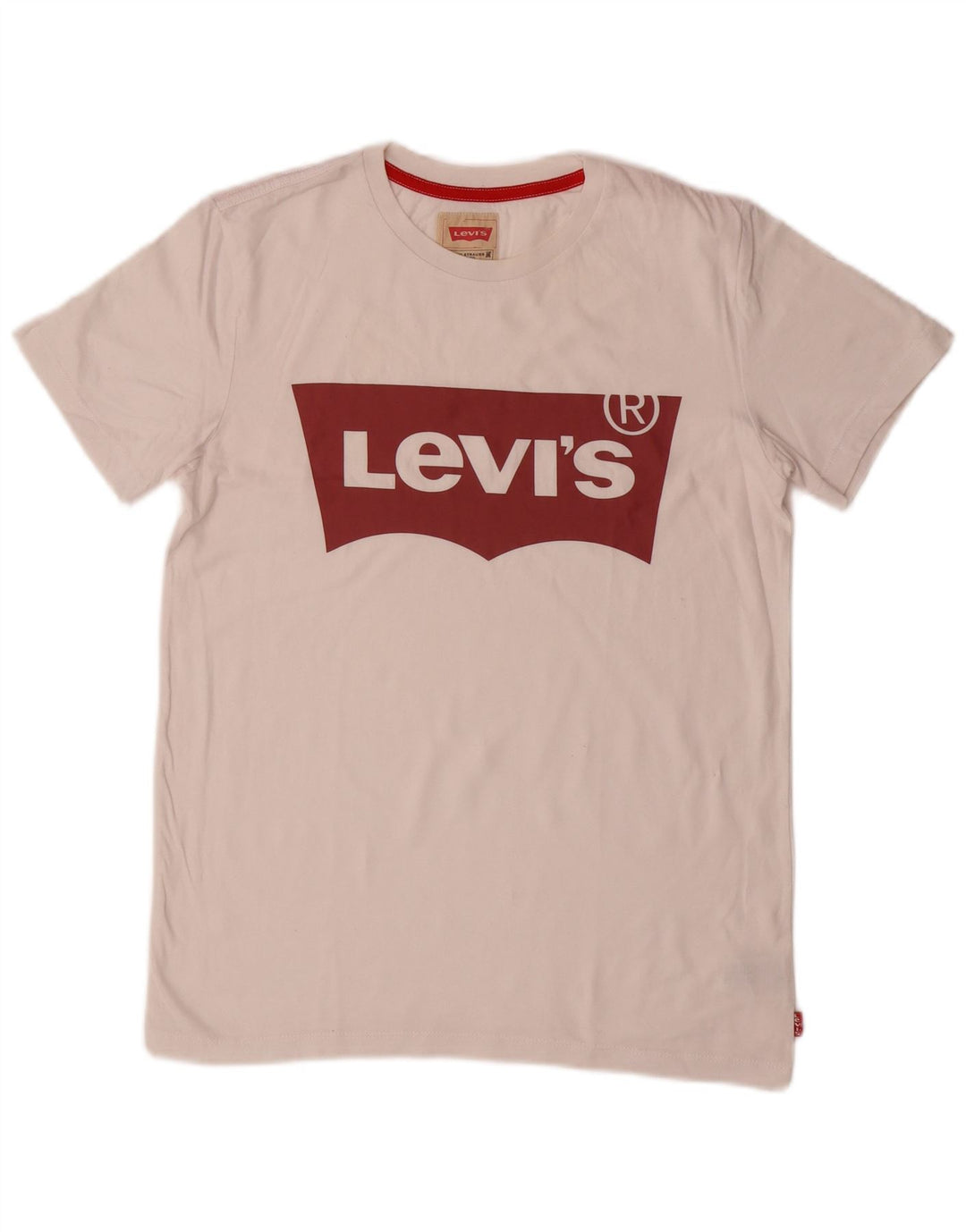 LEVI'S Womens Graphic T-Shirt Top US 16 2XL White Cotton