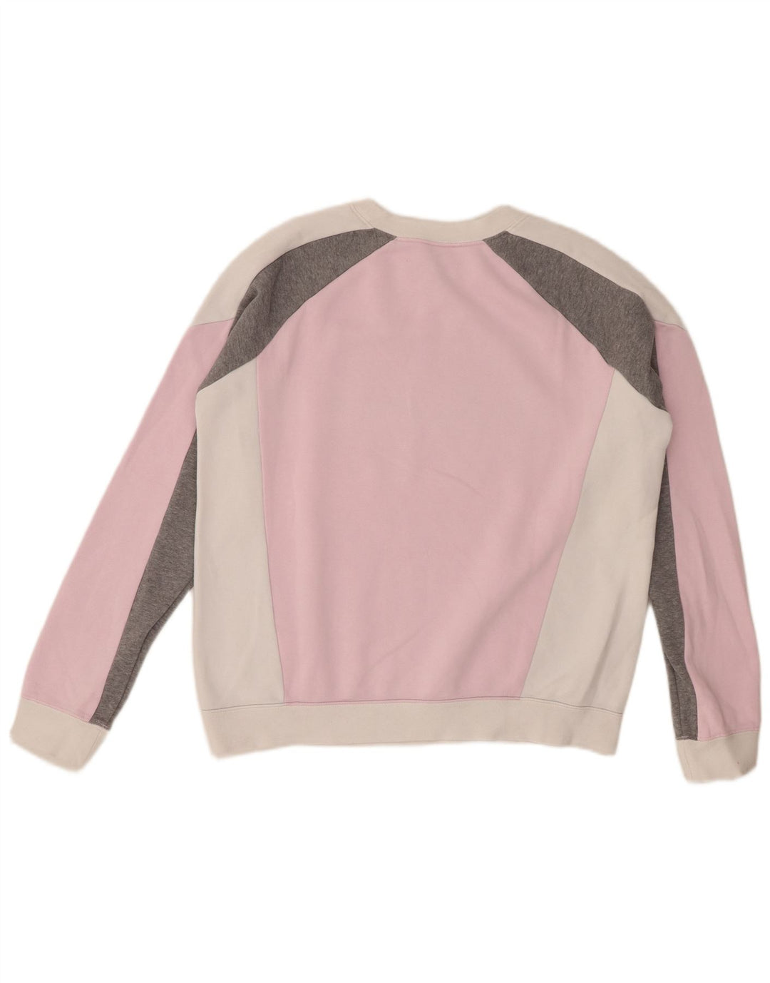 Nike Grafisk Sweatshirt Jumper UK 14 Medium Pink Colourblock