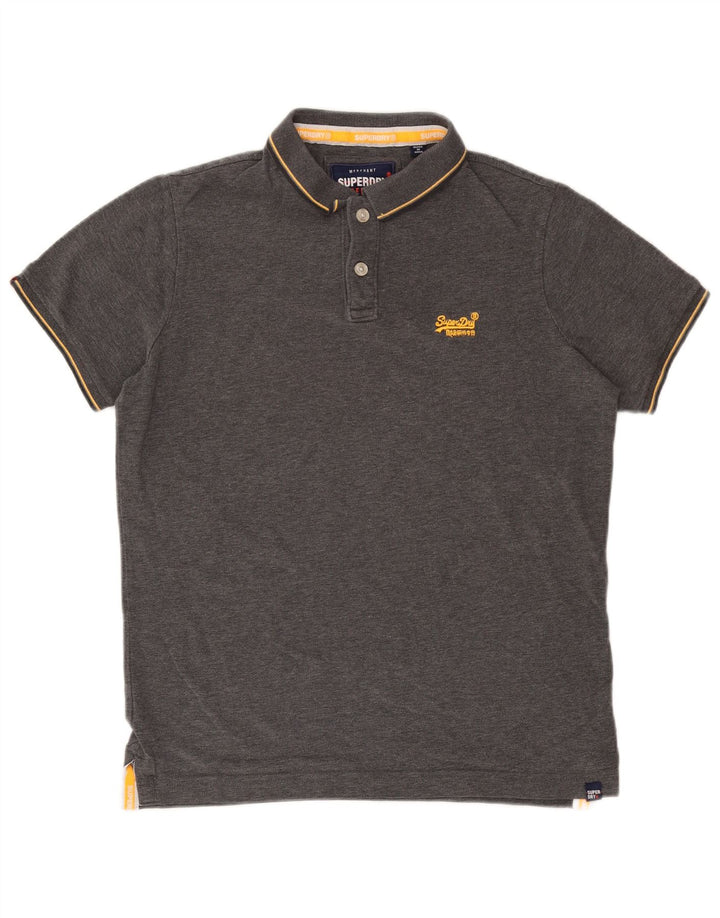 Superdry herre poloshirt XL Grå