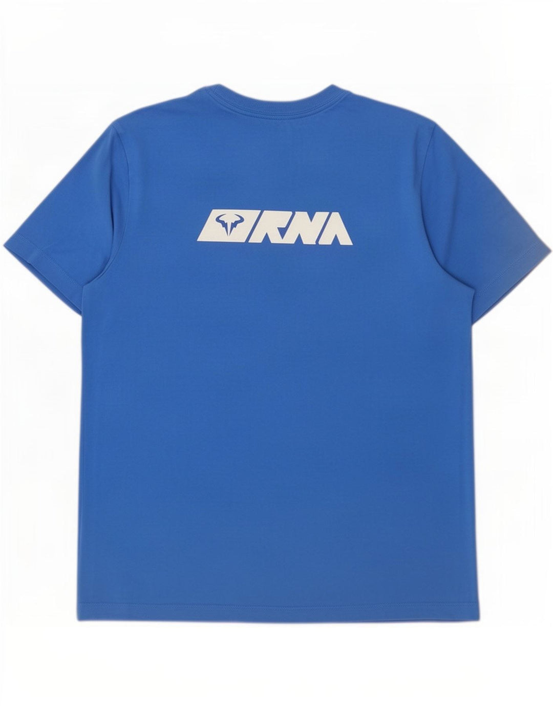 Nike Herre Rafa Grafisk T-Shirt Top Medium Blå Bomuld