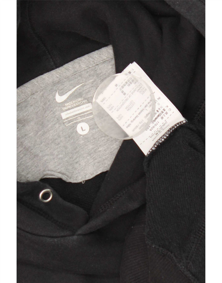 Nike Herre hættetrøje Jumper Large Sort Bomuld