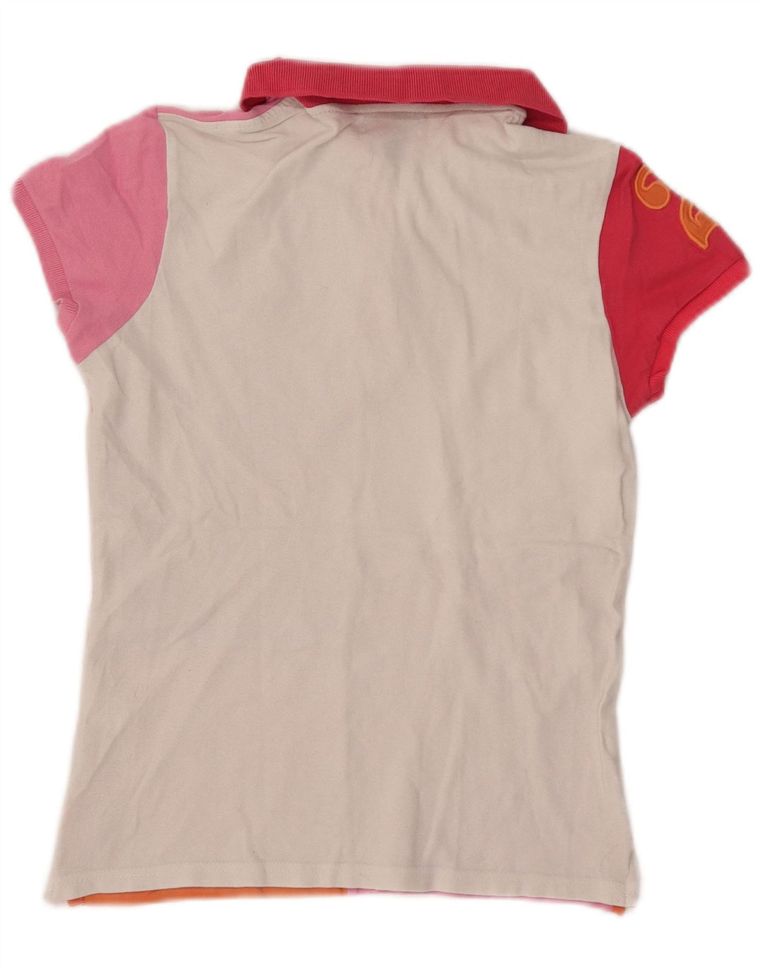 U.S. POLO ASSN. Dame Rugby Polo Shirt UK 12 Medium Flerfarvet