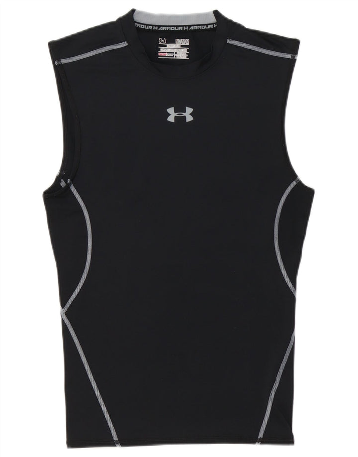 UNDER ARMOUR Herre Heat Gear Grafisk Vest Top Medium Sort Polyester
