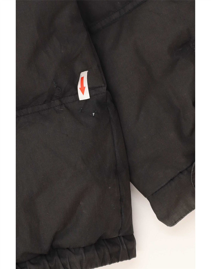 Sergio Tacchini Herre polstret jakke UK 38 Medium Sort Polyamid